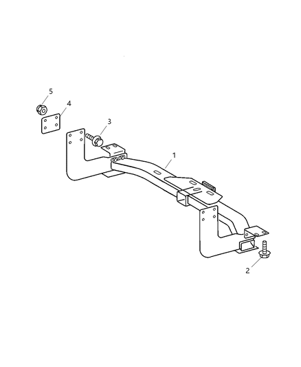 2004 Dodge Sprinter 3500 Tow Bar-Trailer Diagram for 5118519AA