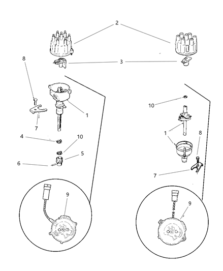 1999 Jeep Wrangler Distributor Diagram 2