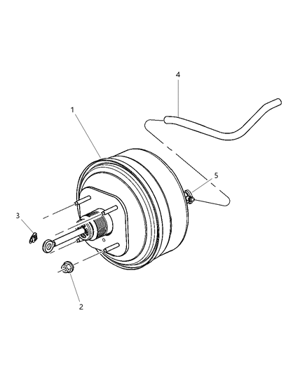 2007 Chrysler Pacifica Booster, Power Brake Diagram