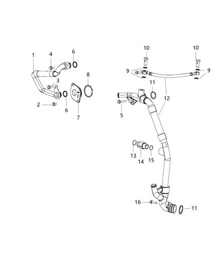 2017 Ram 3500 EGR Cooling System Diagram 2