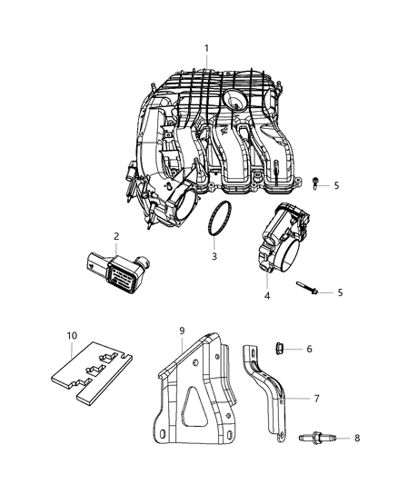 2015 Dodge Durango Intake Manifold Diagram 1