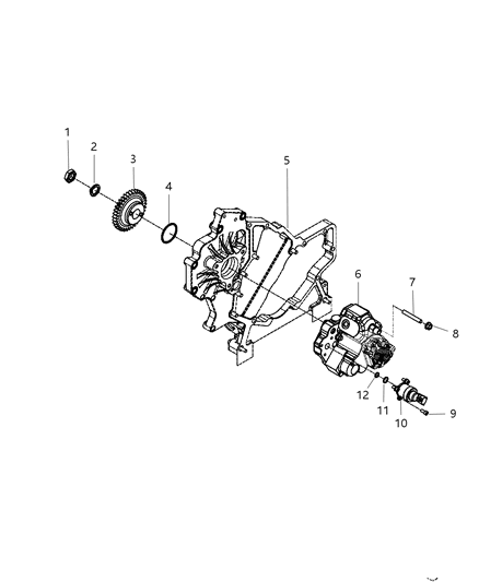 2008 Dodge Ram 5500 Fuel Pump Gear And Fuel Pump Diagram