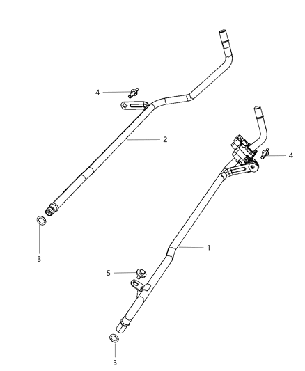 2018 Jeep Grand Cherokee Coolant Tubes Diagram 2