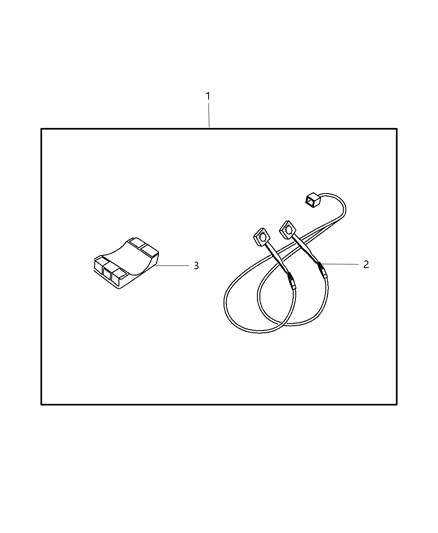 2009 Chrysler 300 Heater Kit - Seat Diagram