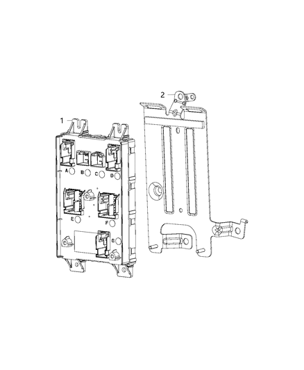 2020 Jeep Grand Cherokee Modules, Body Controller Diagram