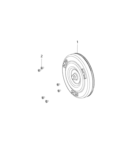 2020 Chrysler Voyager Torque Converter Diagram