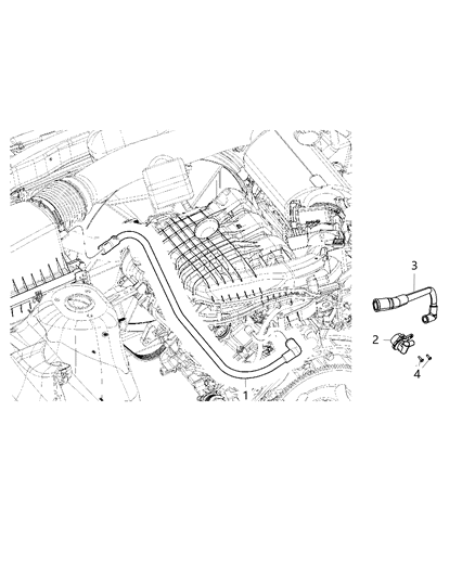 2014 Dodge Avenger Crankcase Ventilation Diagram 3