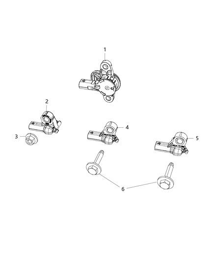 2020 Ram 1500 Sensors - Body Diagram 3