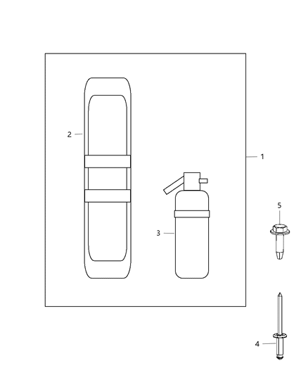 2011 Ram 1500 Emergency Kit Diagram