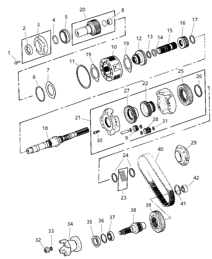 1998 Dodge Durango Gear Train Diagram 2