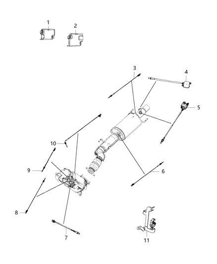 2015 Ram ProMaster 1500 Oxygen Sensors & Exhaust Diagram