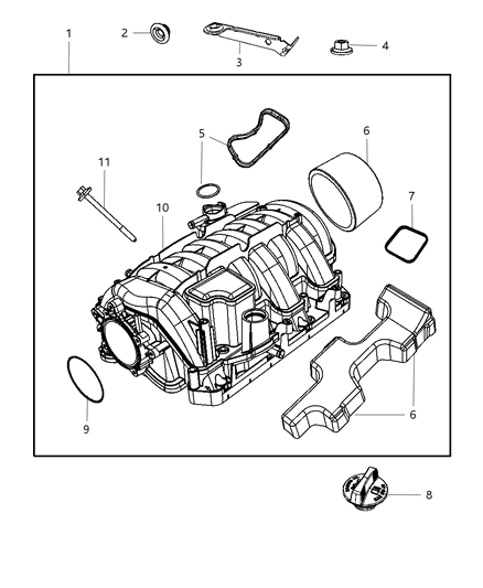 2011 Dodge Challenger Intake Manifold Diagram 3