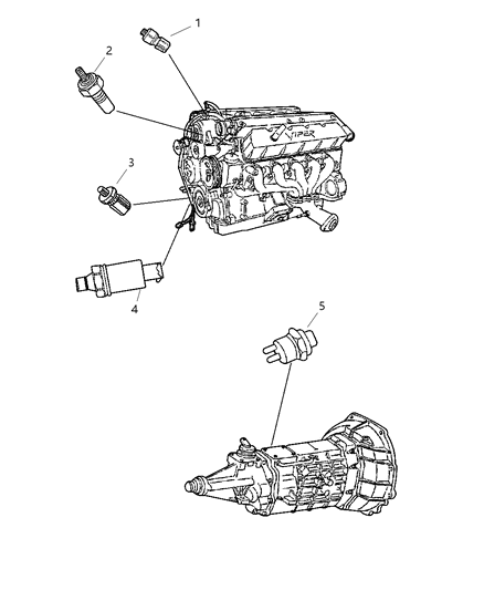 2008 Dodge Viper Switches Powertrain Diagram