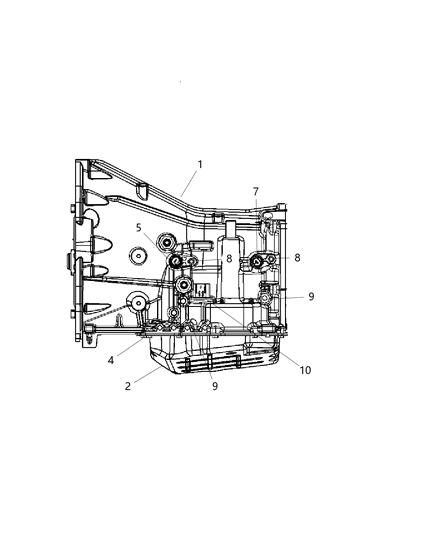 2005 Dodge Magnum Case-Transmission Diagram for 5138187AA