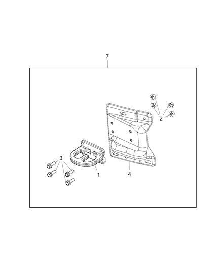 2015 Ram 3500 Hook-Tow Diagram for 68171791AA