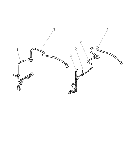 2002 Chrysler PT Cruiser Fuel Line Diagram