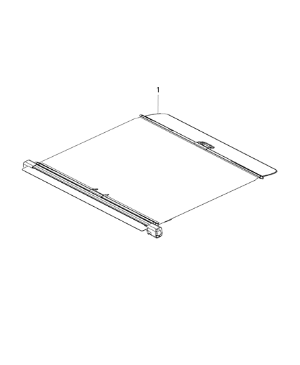 2020 Ram ProMaster City Tonneau Cover Diagram