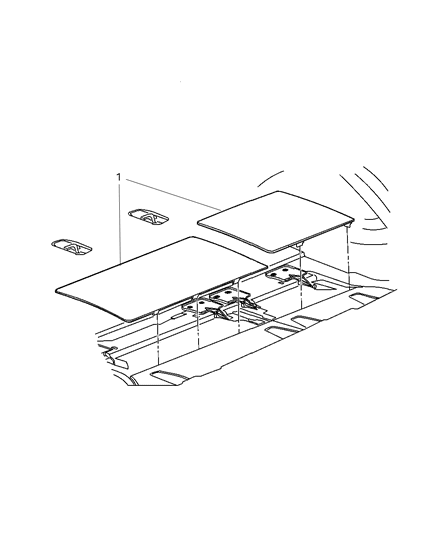 2013 Ram C/V Carpet Covers Diagram