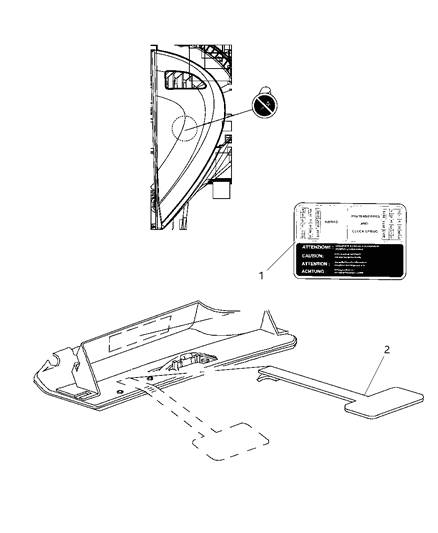 2018 Ram ProMaster 1500 Instrument Panel Diagram