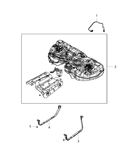 2020 Dodge Challenger Fuel Tank And Related Parts Diagram 3