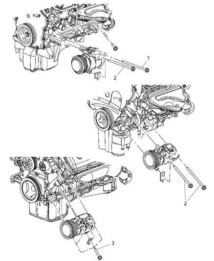 2005 Dodge Magnum Compressor Mounting Diagram