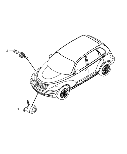 2010 Chrysler PT Cruiser Siren Alarm System Diagram