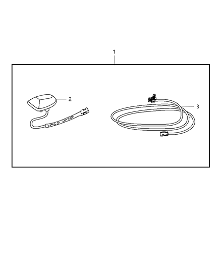 2010 Jeep Patriot Install Kit - Satellite Receiver Diagram