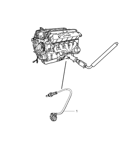 2008 Dodge Viper Oxygen Sensors Diagram