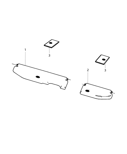 2019 Ram 5500 Cargo Covers, Bins And Organizers Diagram