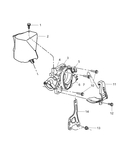 2004 Chrysler Sebring ORING Kit-Linear SOLENOID Diagram for 5114356AA