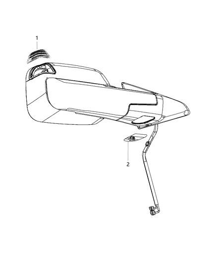 2013 Ram 5500 Lamps Exterior Mirrors Diagram