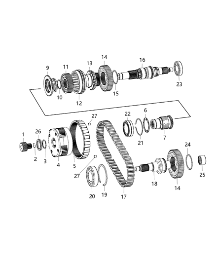 2018 Jeep Wrangler Gear Train Diagram 4