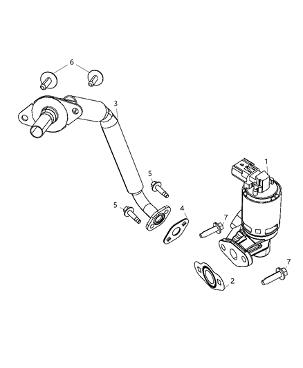 2008 Dodge Nitro EGR Valve Diagram