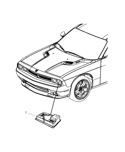 2008 Dodge Challenger Modules Lighting Diagram