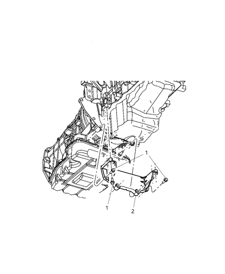 2007 Dodge Durango Structural Collar Diagram