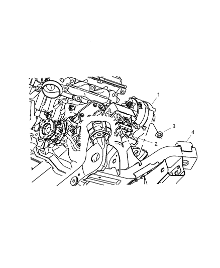 2005 Chrysler 300 Mount To Cradle Diagram 2