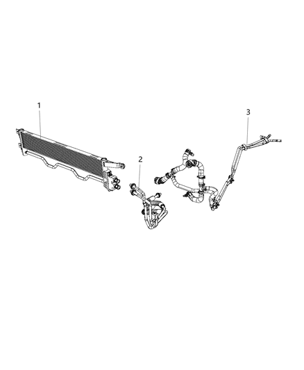 2018 Chrysler Pacifica Transmission Oil Cooler And Lines Air Cooled Diagram