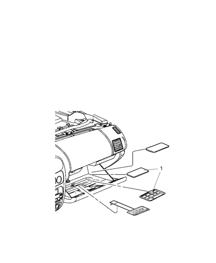 2008 Dodge Caliber Instrument Panel Diagram