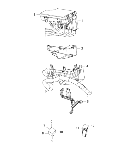 2014 Chrysler 200 Shield-Splash Diagram for 4692137AA