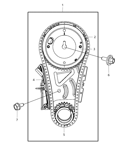 2008 Jeep Grand Cherokee Timing Cover And Timing System Diagram 9