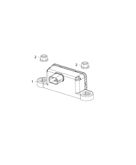 2018 Chrysler 300 Sensor, Electronic Stability Diagram