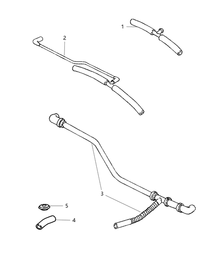 2002 Dodge Viper Harness-Pollution Control Valve Diagram for 4763767AD