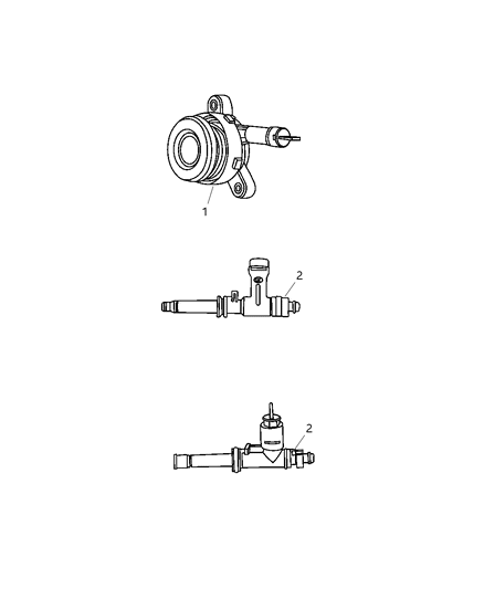 2007 Dodge Avenger Concentric Slave Cylinder Diagram