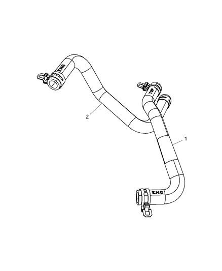 2009 Chrysler Sebring Heater Plumbing Diagram 1