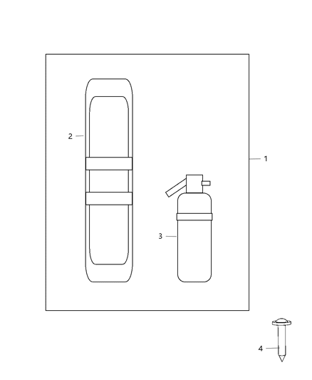 2010 Jeep Patriot Emergency Kit Diagram