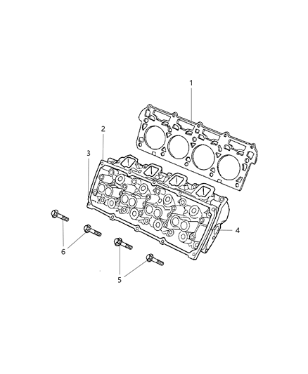 2010 Jeep Grand Cherokee Cylinder Head & Cover Diagram 6