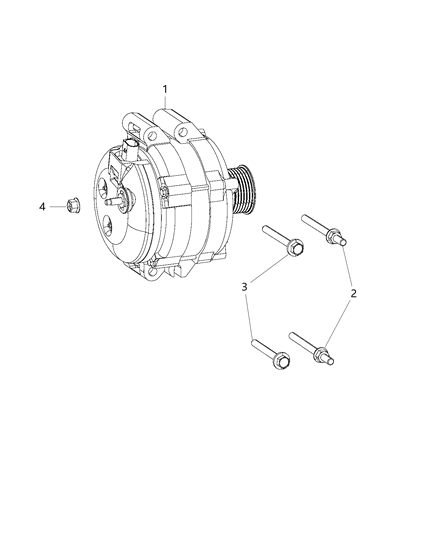 2014 Ram 1500 Generator/Alternator Diagram 1