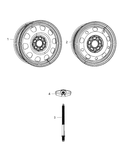 2012 Jeep Patriot Spare Tire Stowage Diagram