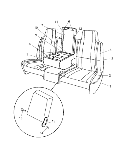 1998 Dodge Ram 2500 Front Seat Diagram 2