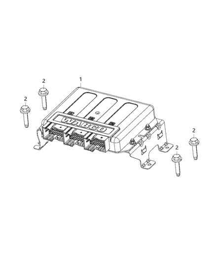 2020 Ram 3500 Modules, Body Diagram 1